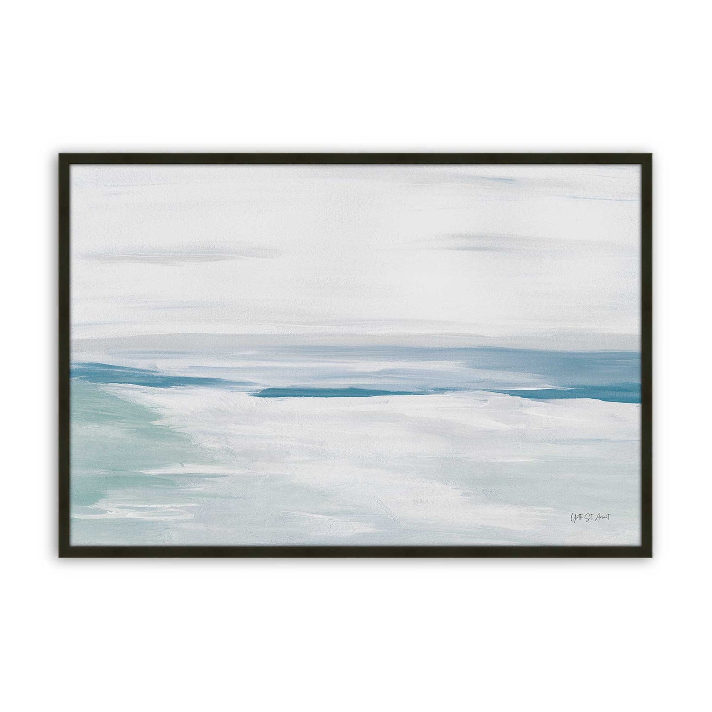 [Color:Satin Black], Picture of art in a Satin Black frame