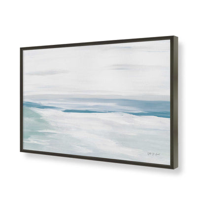[Color:Satin Black], Picture of art in a Satin Black frame of the corner