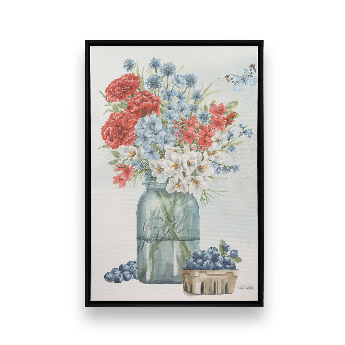 [Color:Satin Black], Picture of art in a Satin Black frame