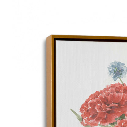[Color:Polished Gold], Picture of art in a Polished Gold frame at an angle