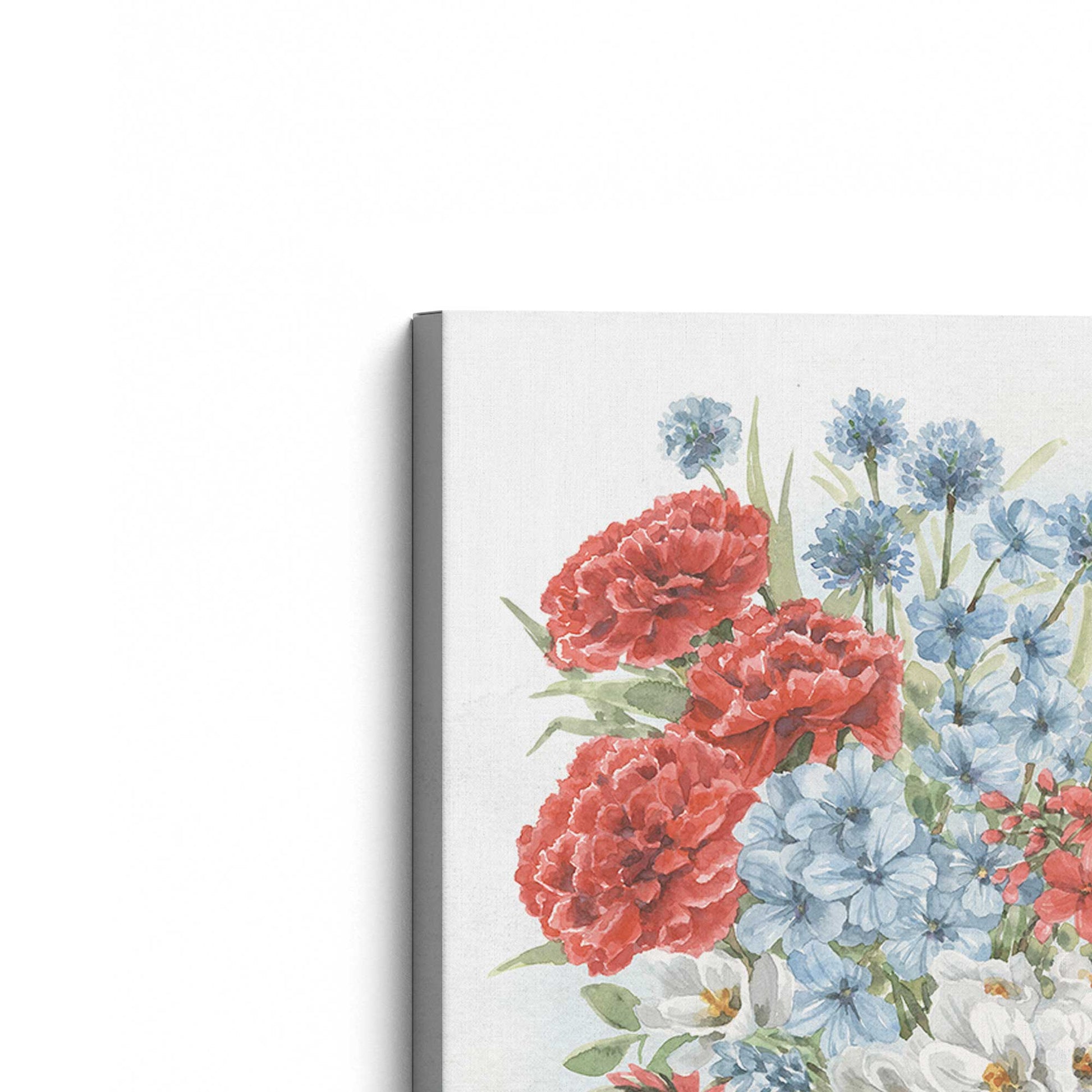 [Color:Stretched Canvas], Picture of the corner of the art