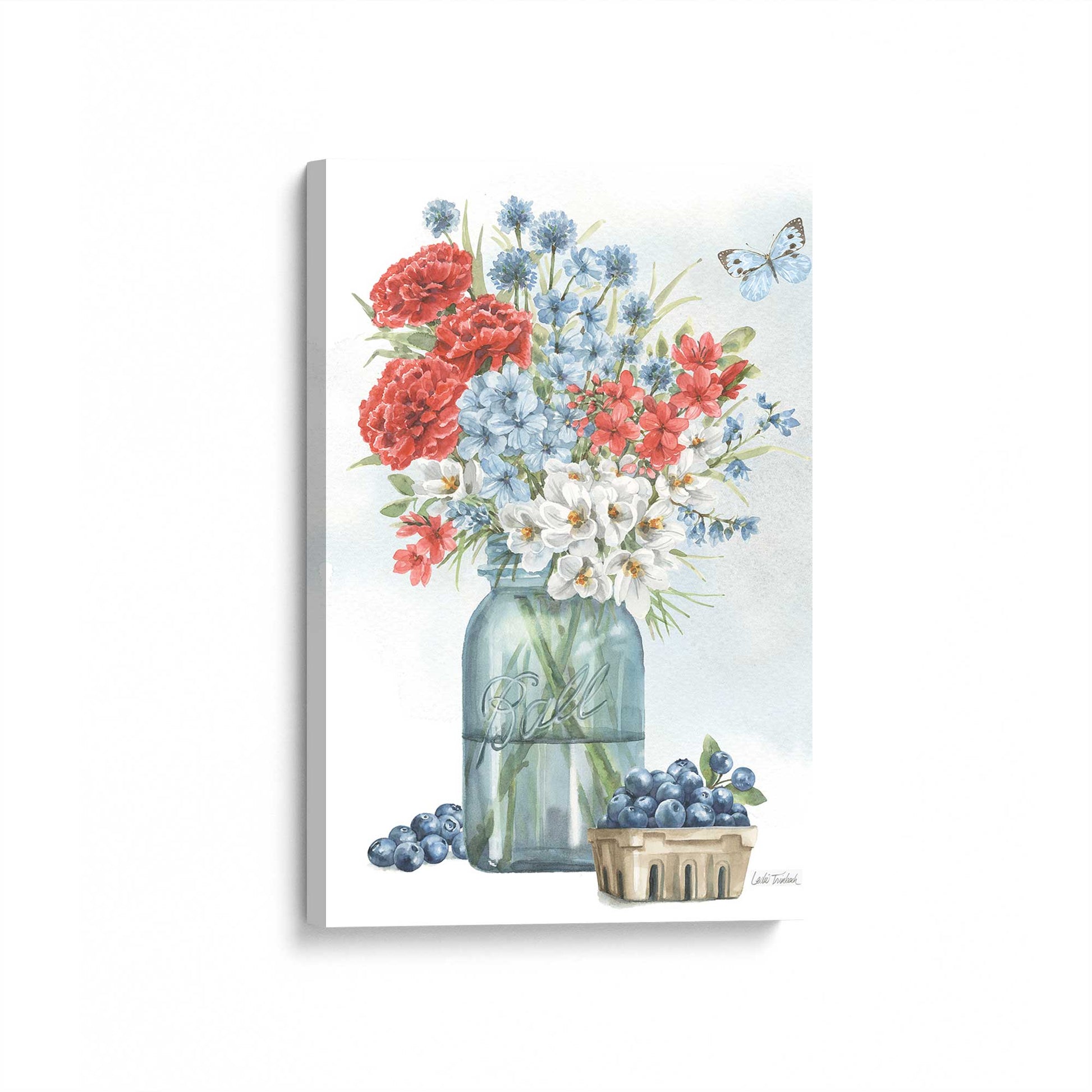 [Color:Stretched Canvas], Picture of art at an angle