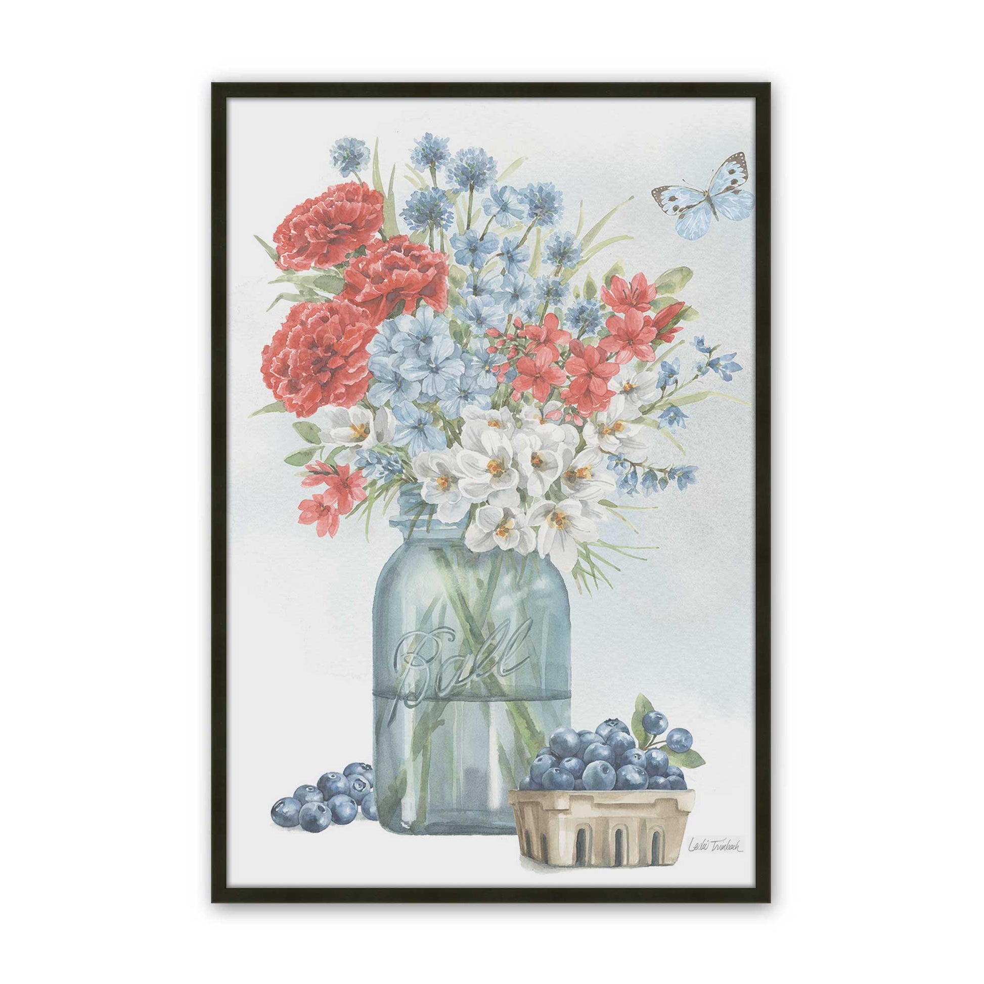 [Color:Satin Black], Picture of art in a Satin Black frame