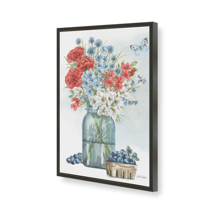 [Color:Satin Black], Picture of art in a Satin Black frame of the corner
