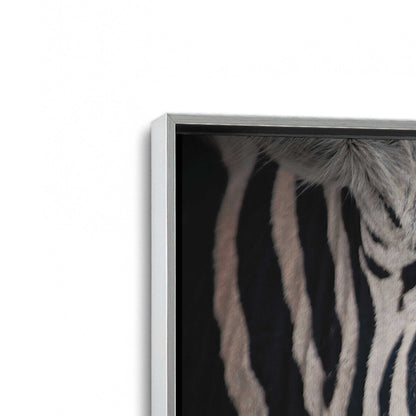 [Color:Polished Chrome], Picture of art in a Polished Chrome frame at an angle