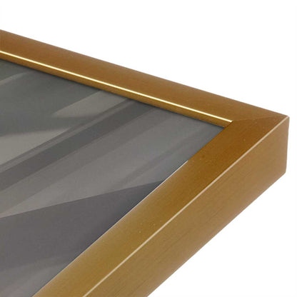 [Color:Polished Gold], Picture of art in a Polished Gold frame at an angle
