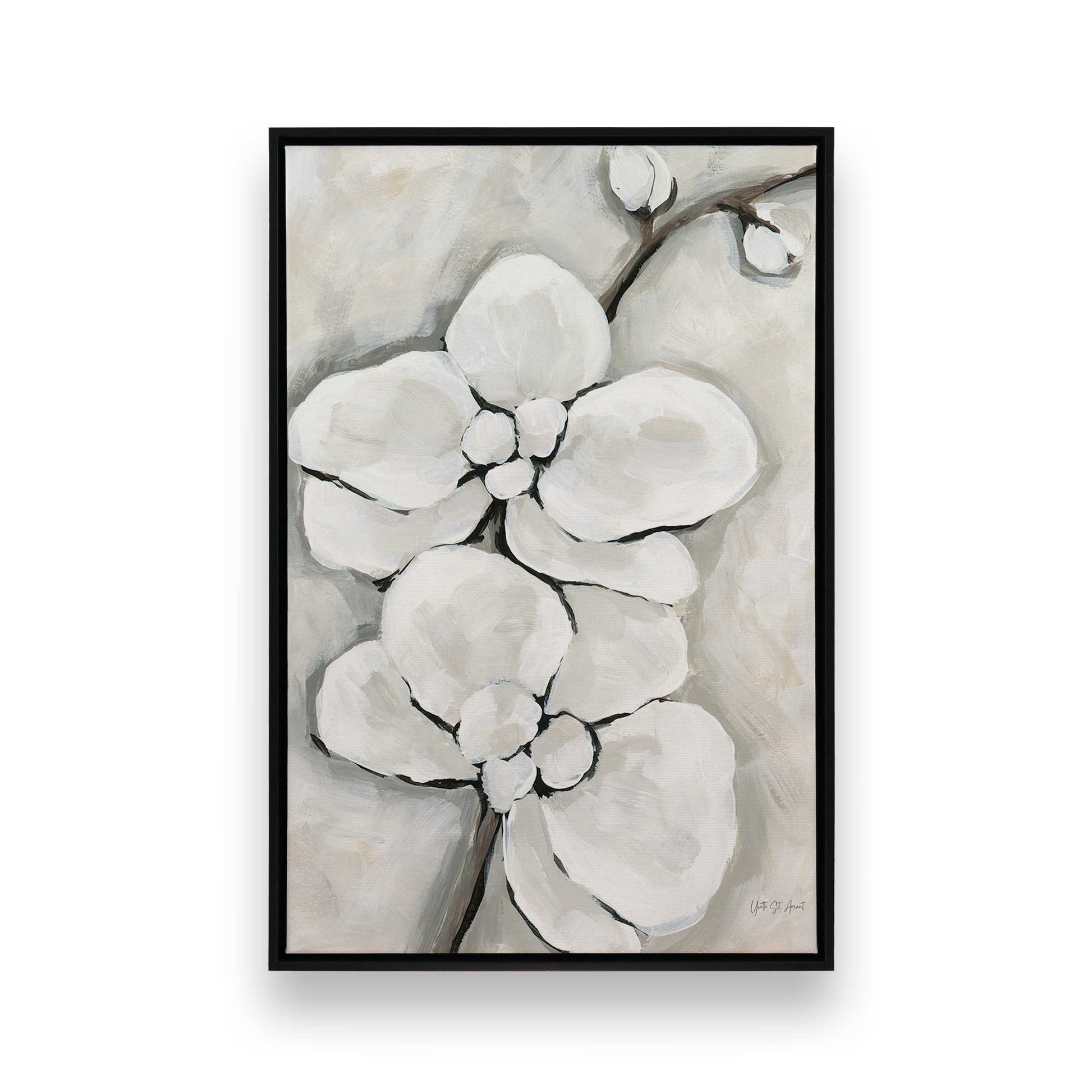 [Color:Satin Black], Picture of art in a Satin Black frame