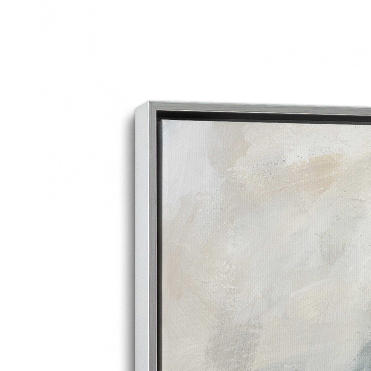 [Color:Polished Chrome], Picture of art in a Polished Chrome frame at an angle