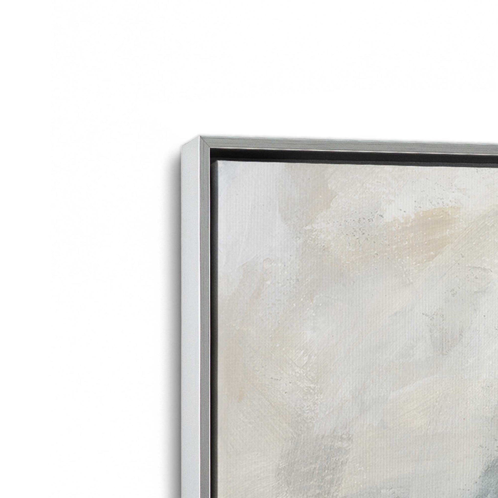 [Color:Polished Chrome], Picture of art in a Polished Chrome frame at an angle