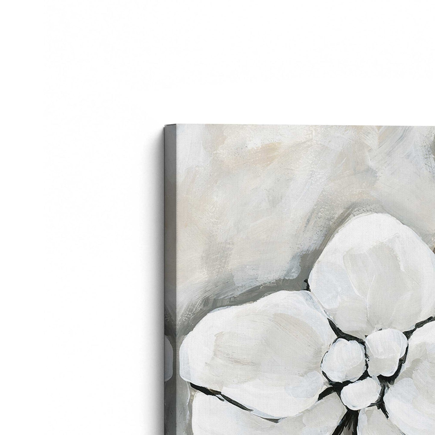 [Color:Stretched Canvas], Picture of the corner of the art