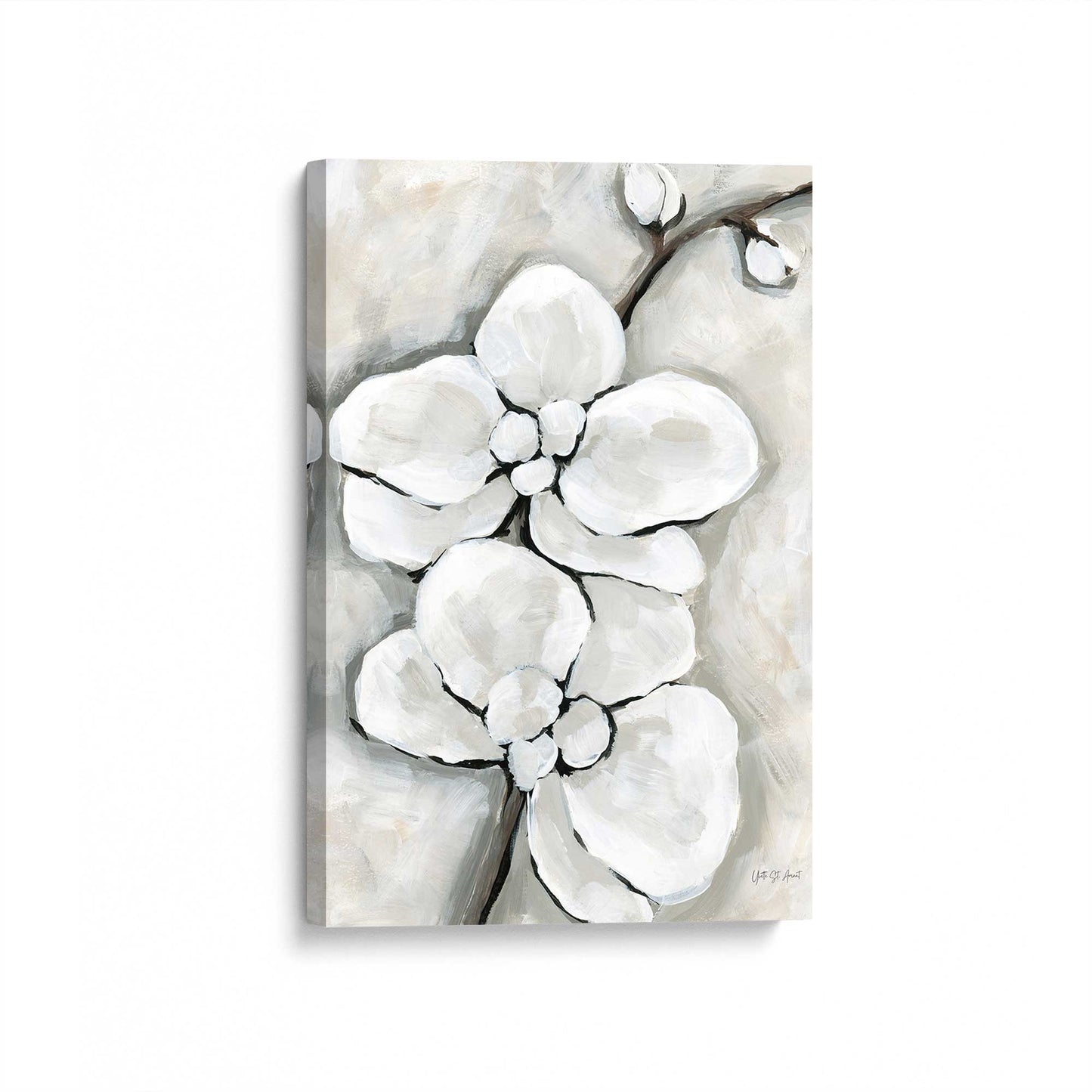 [Color:Stretched Canvas], Picture of art at an angle