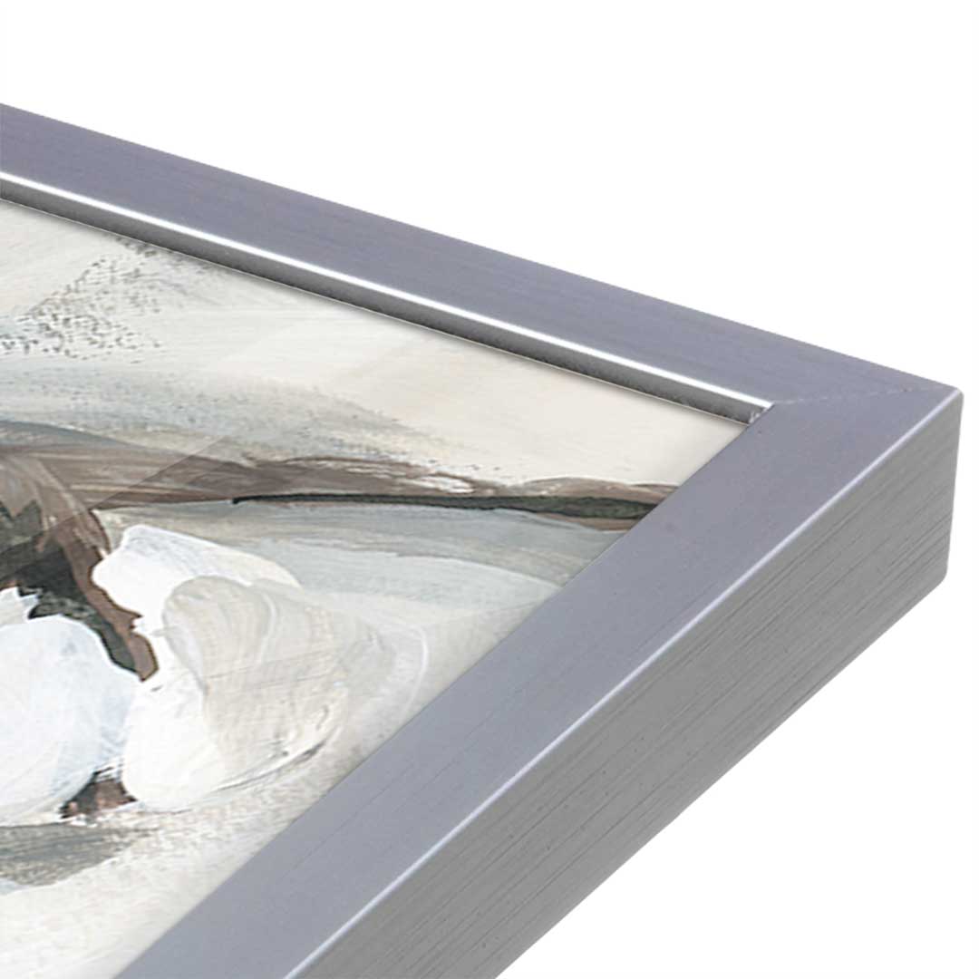 [Color:Polished Chrome], Picture of art in a Polished Chrome frame at an angle