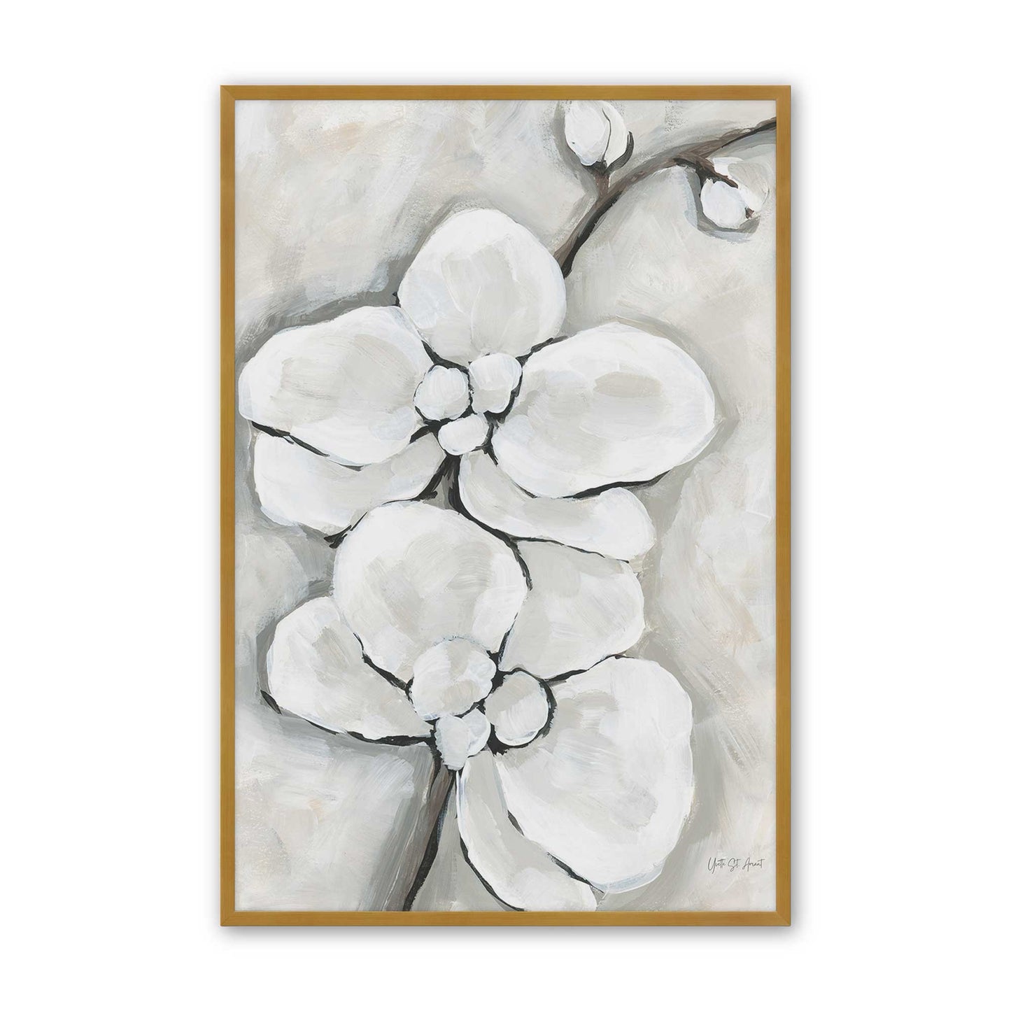 [Color:Polished Gold], Picture of art in a Polished Gold frame