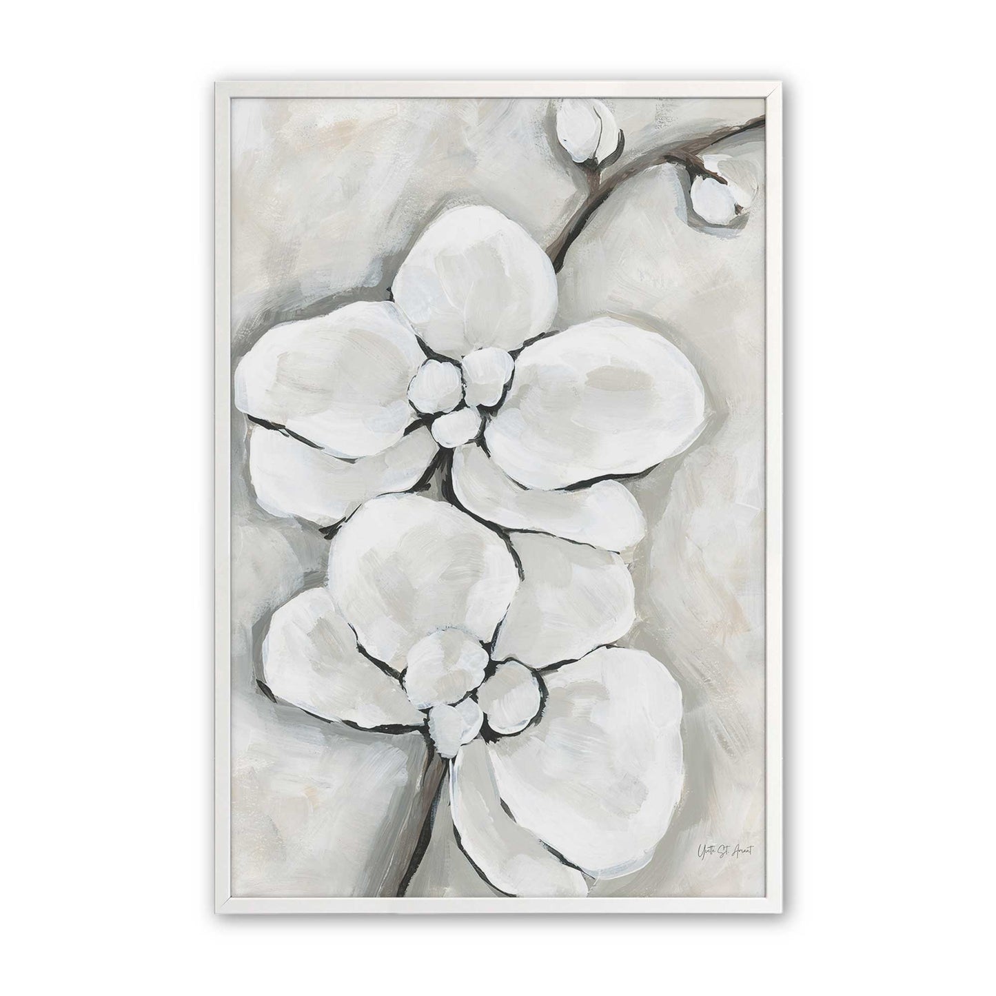 [Color:Opaque White], Picture of art in a Opaque White frame