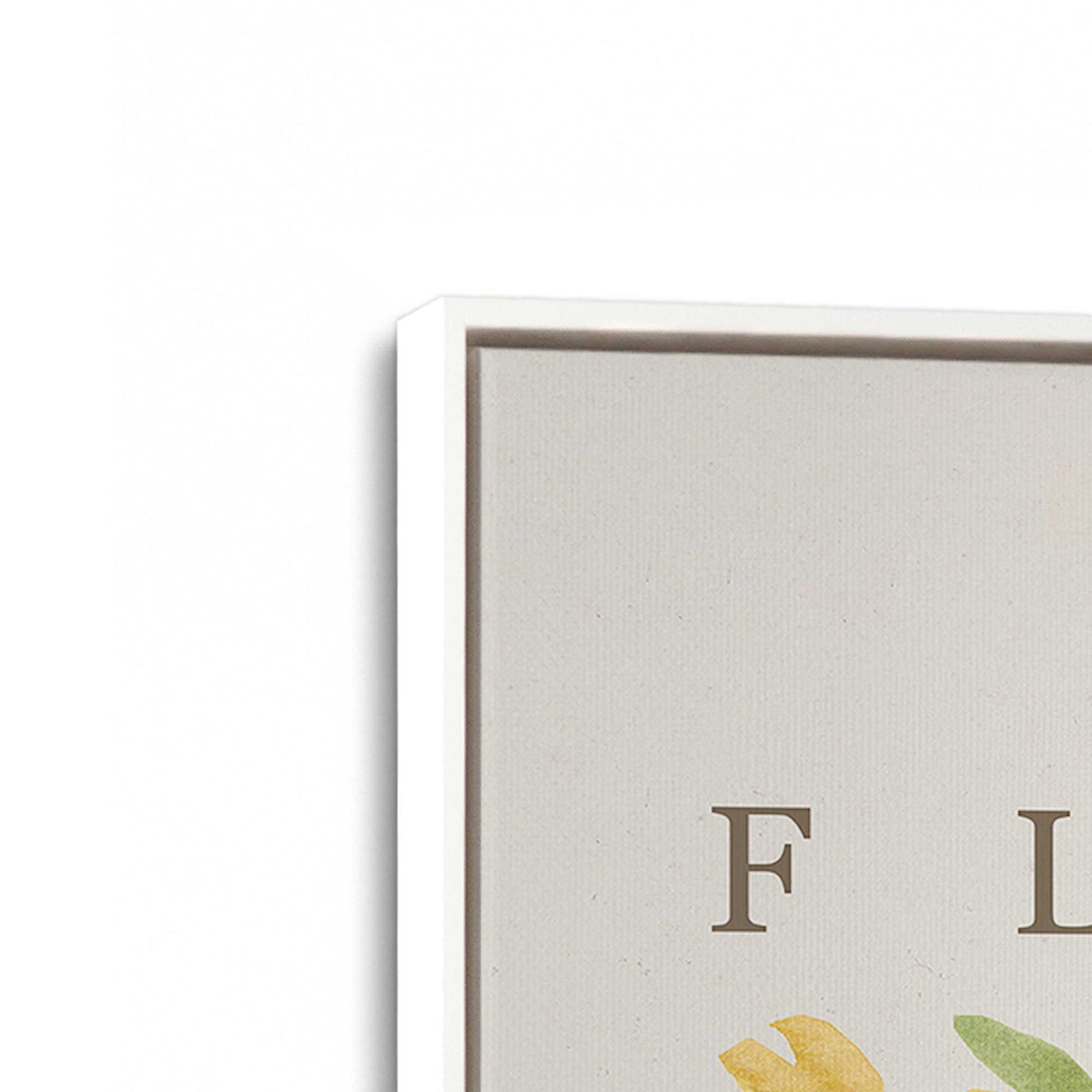 [Color:Opaque White], Picture of art in a White frame at an angle