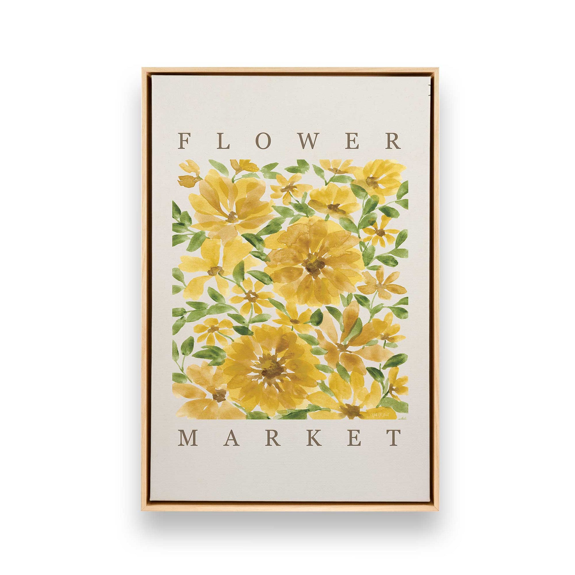 [Color:American Maple], Picture of art in a American Maple frame