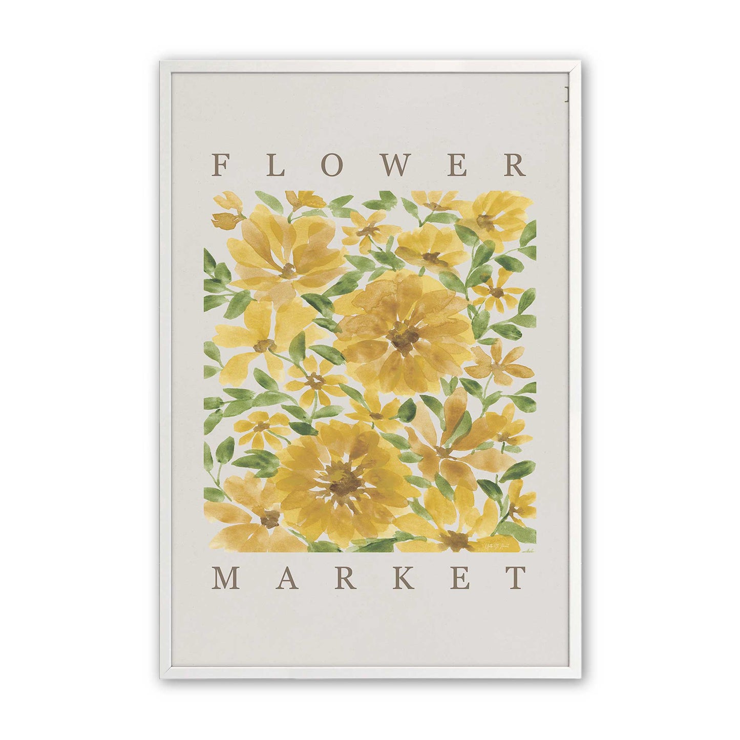 [Color:Opaque White], Picture of art in a Opaque White frame