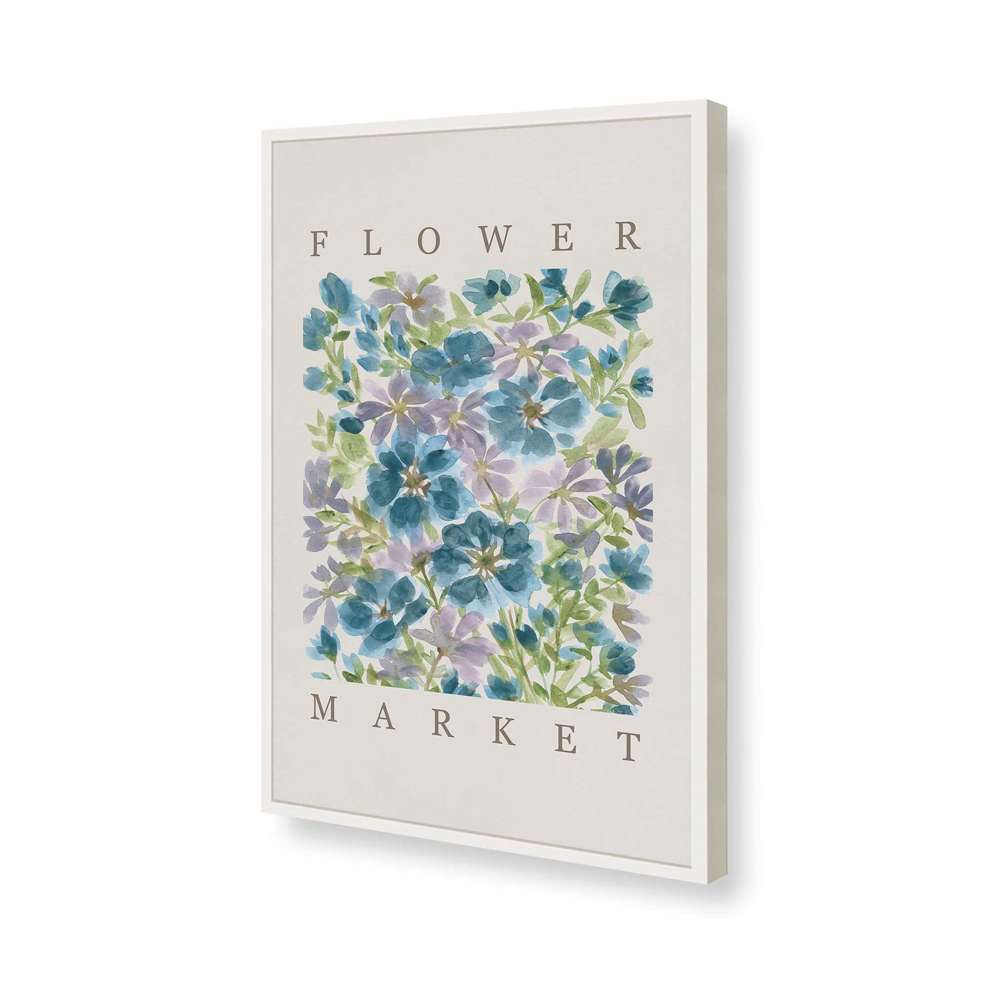 [Color:Opaque White], Picture of art in a Opaque White frame of the corner