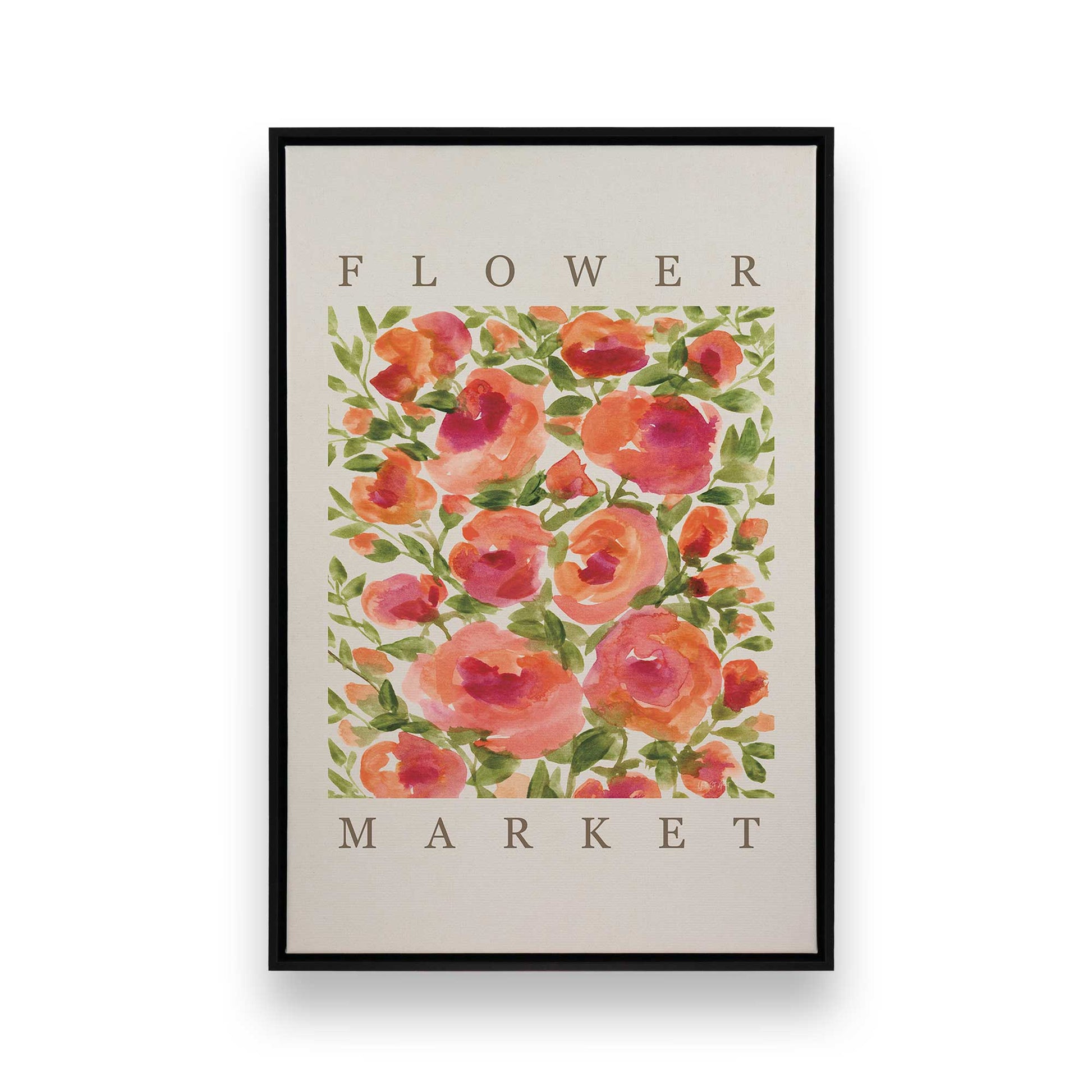 [Color:Satin Black], Picture of art in a Satin Black frame