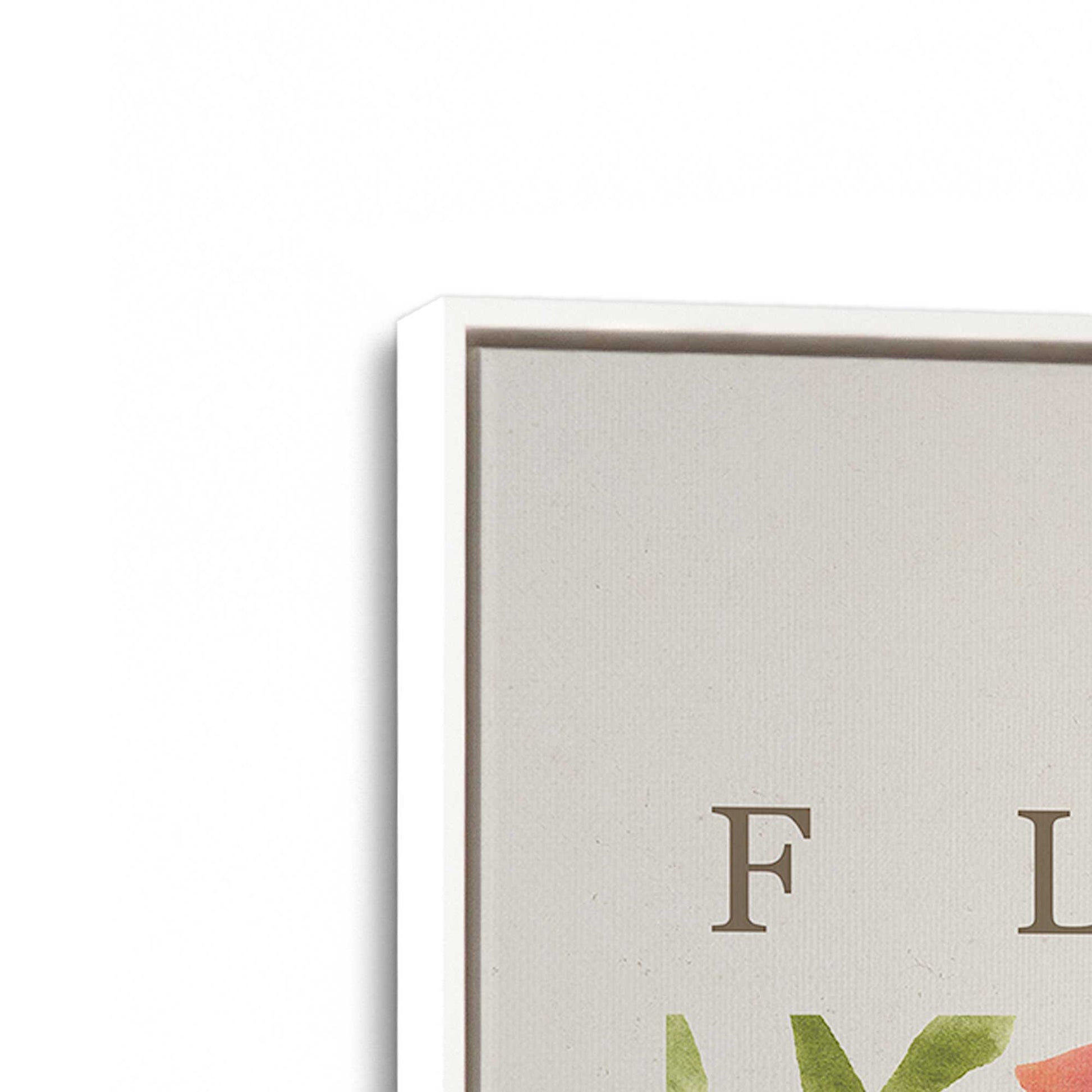 [Color:Opaque White], Picture of art in a White frame at an angle