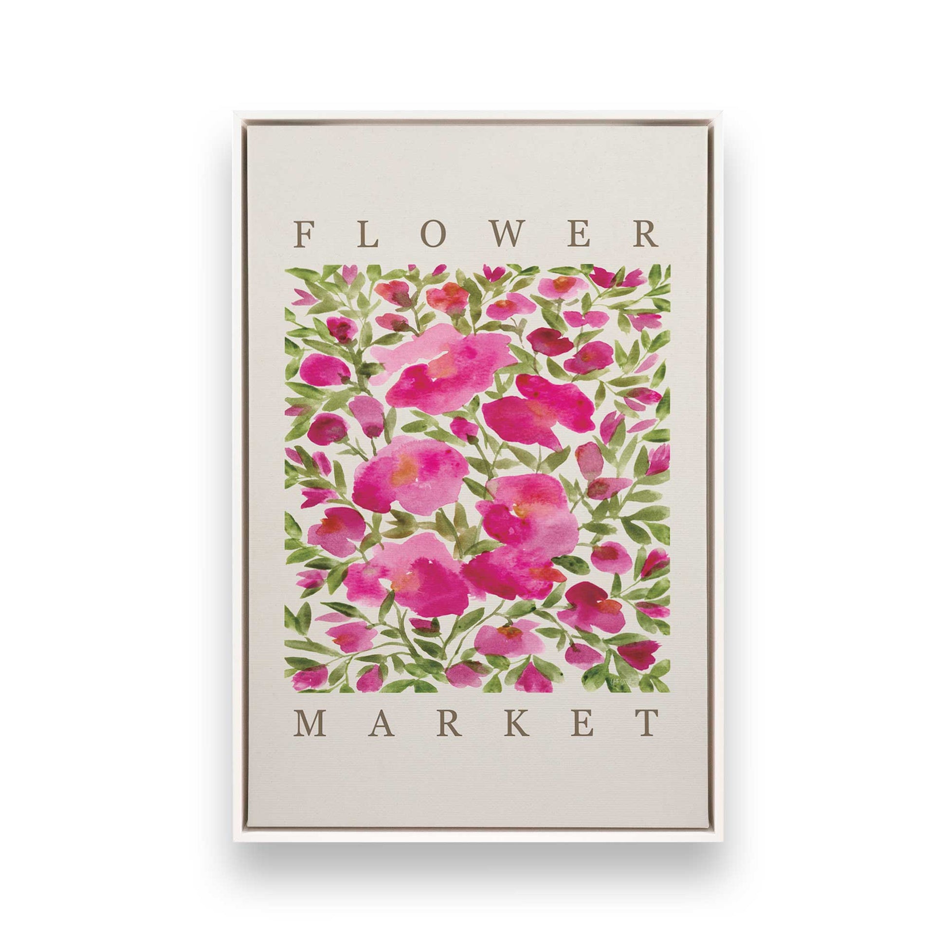 [Color:Opaque White], Picture of art in a White frame