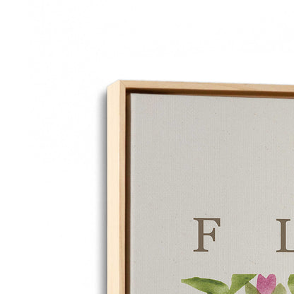 [Color:American Maple], Picture of art in a American Maple frame at an angle