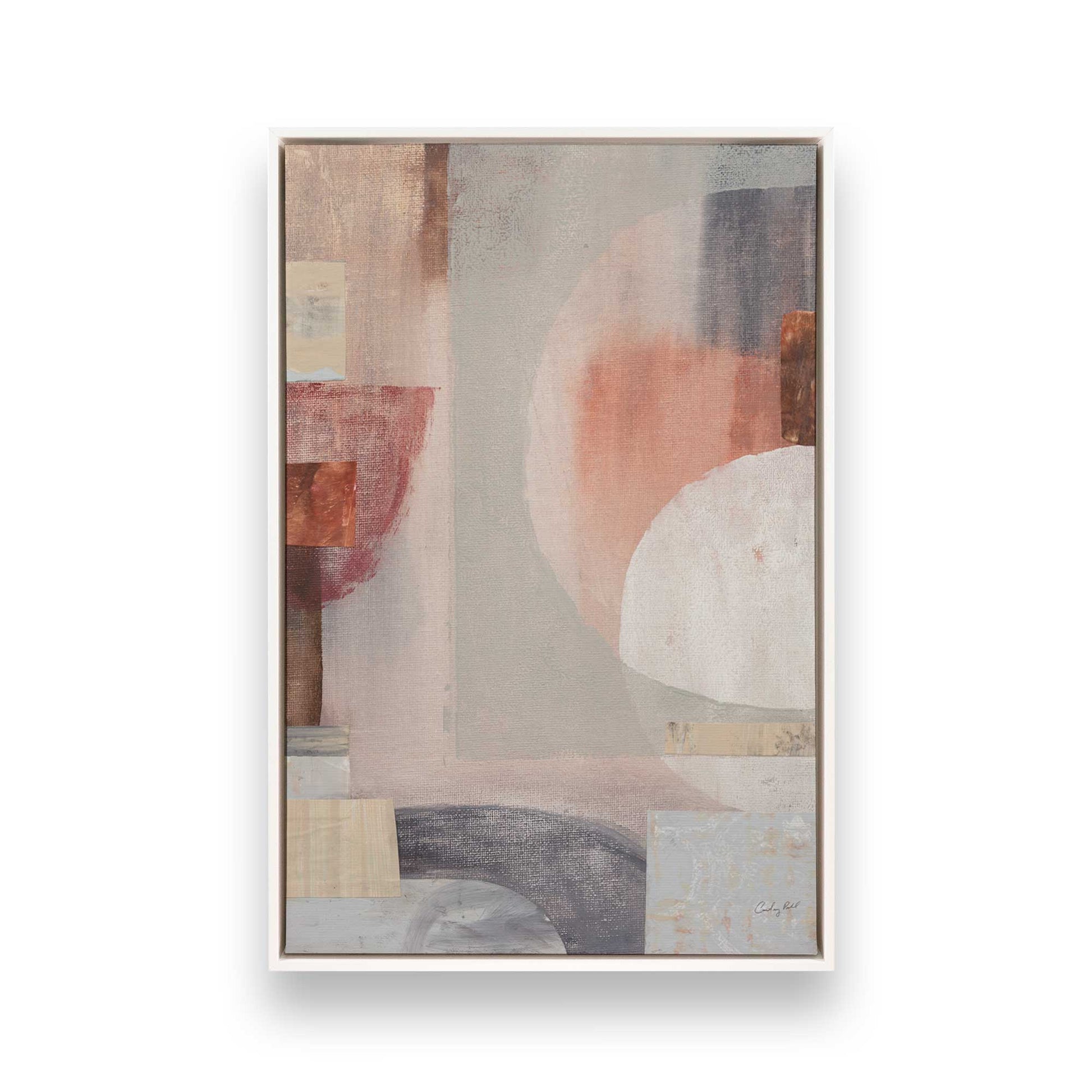 [Color:Opaque White], Picture of art in a White frame