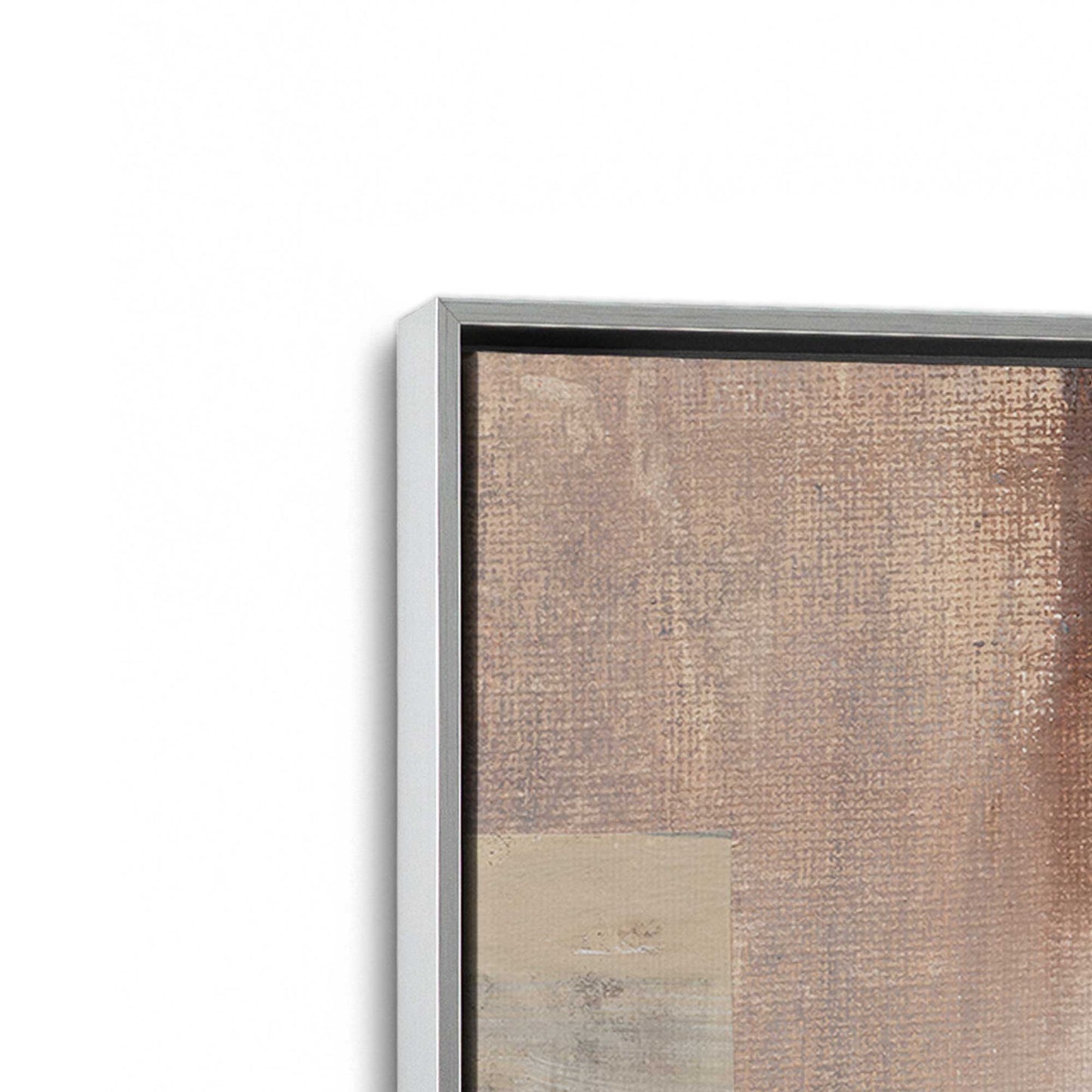 [Color:Polished Chrome], Picture of art in a Polished Chrome frame at an angle