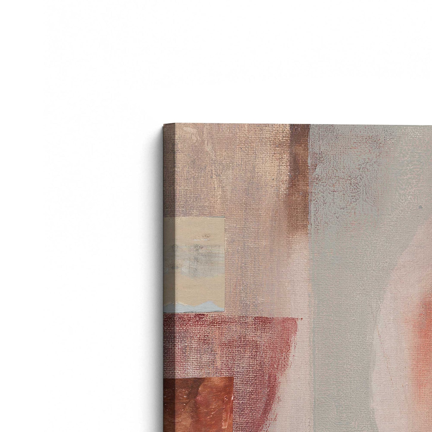 [Color:Stretched Canvas], Picture of the corner of the art