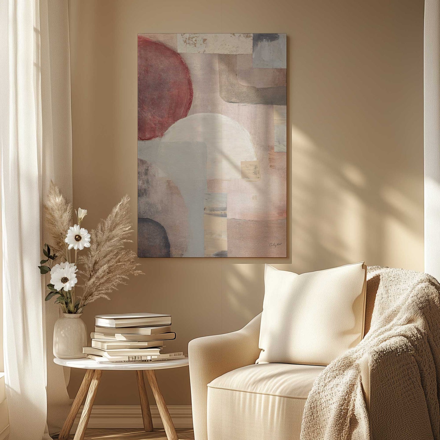 Picture of art in a room