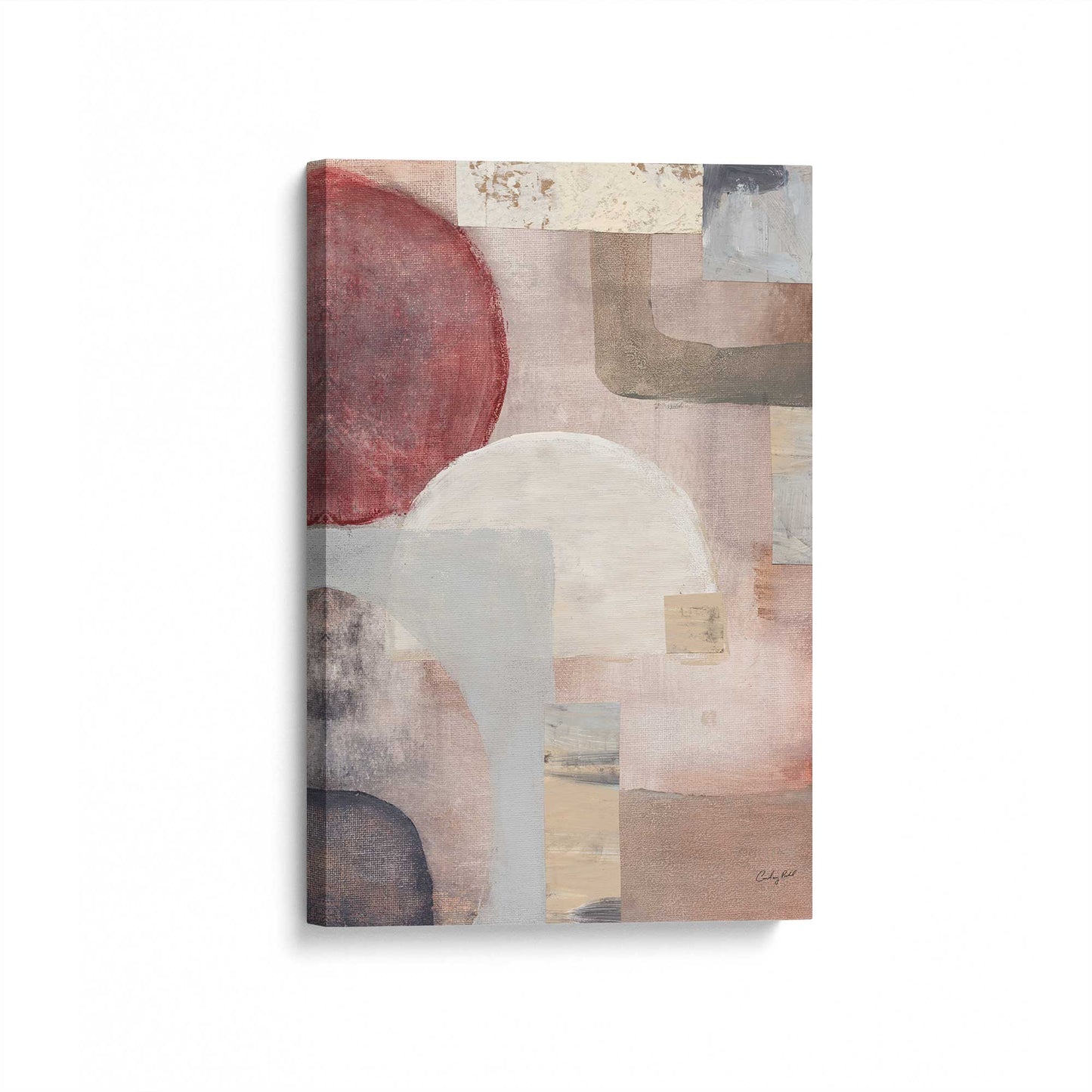 [Color:Stretched Canvas], Picture of art at an angle