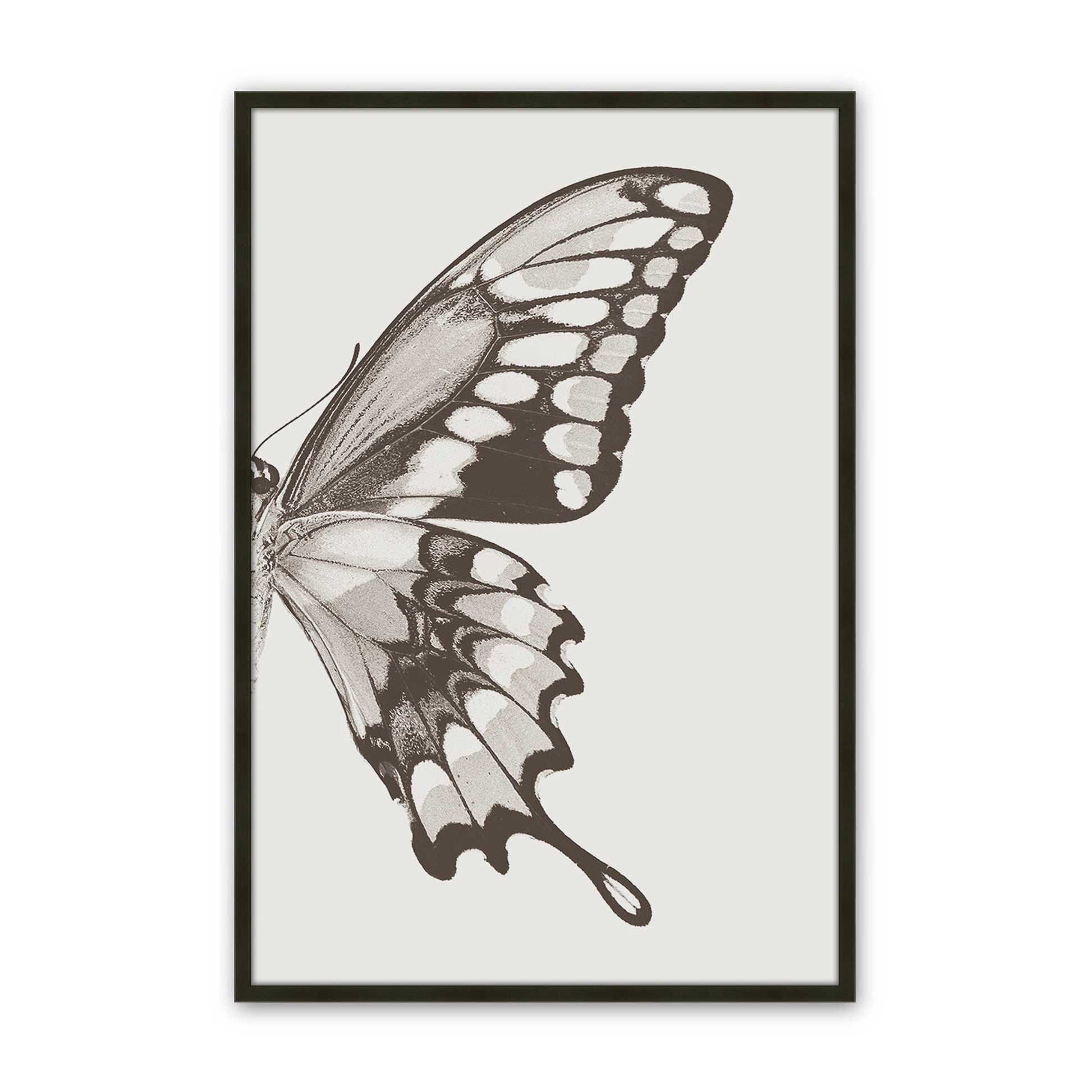 [Color:Satin Black], Picture of art in a Satin Black frame