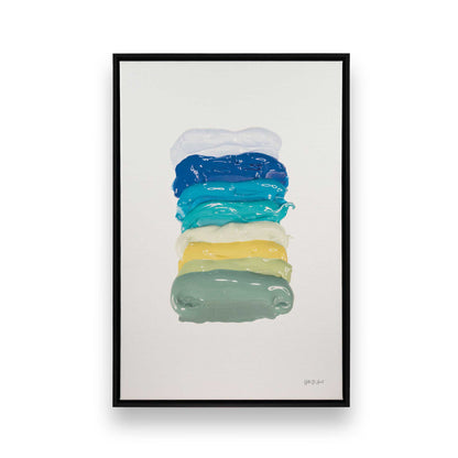 [Color:Satin Black], Picture of art in a Satin Black frame