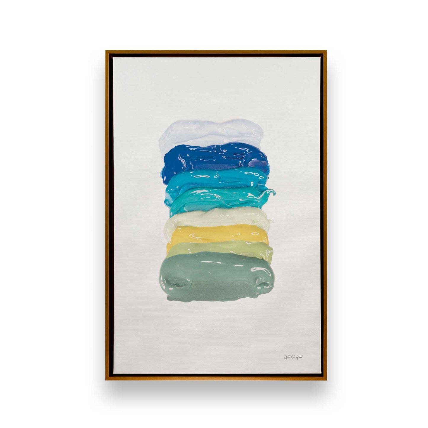 [Color:Polished Gold], Picture of art in a Polished Gold frame