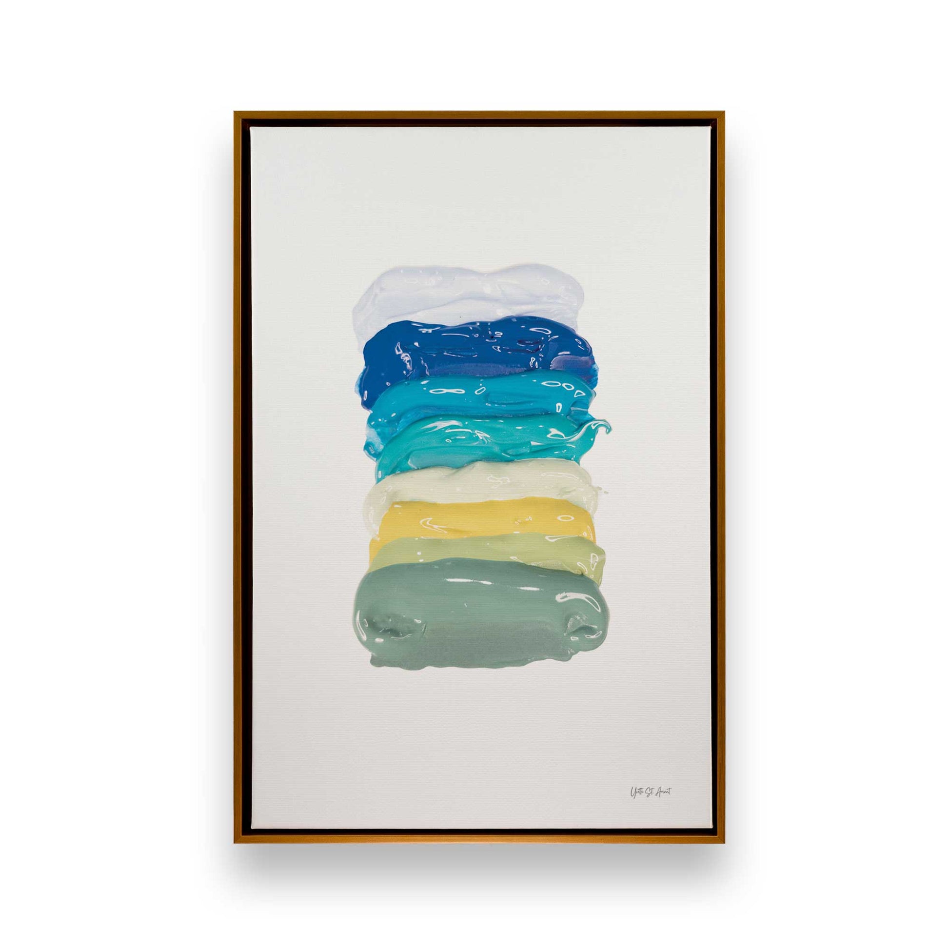 [Color:Polished Gold], Picture of art in a Polished Gold frame