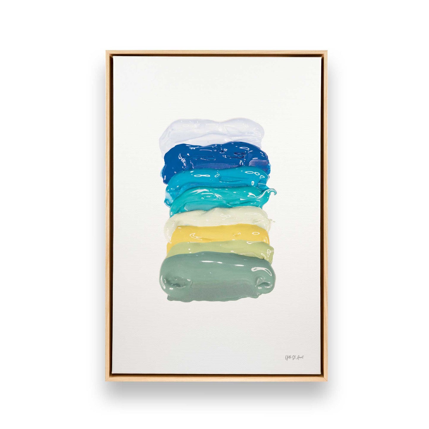 [Color:American Maple], Picture of art in a American Maple frame