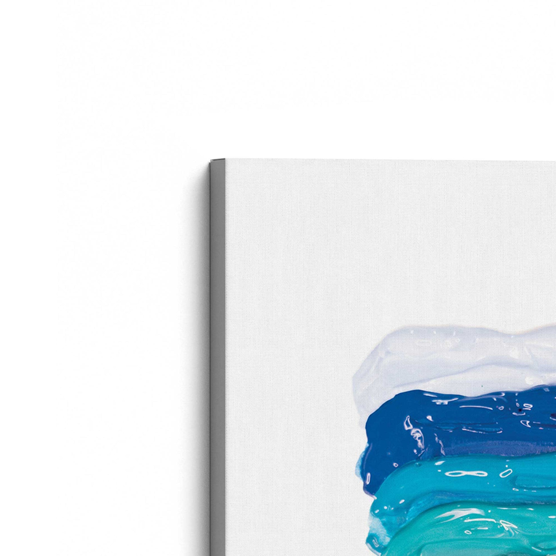 [Color:Stretched Canvas], Picture of the corner of the art