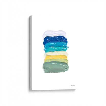 [Color:Stretched Canvas], Picture of art at an angle