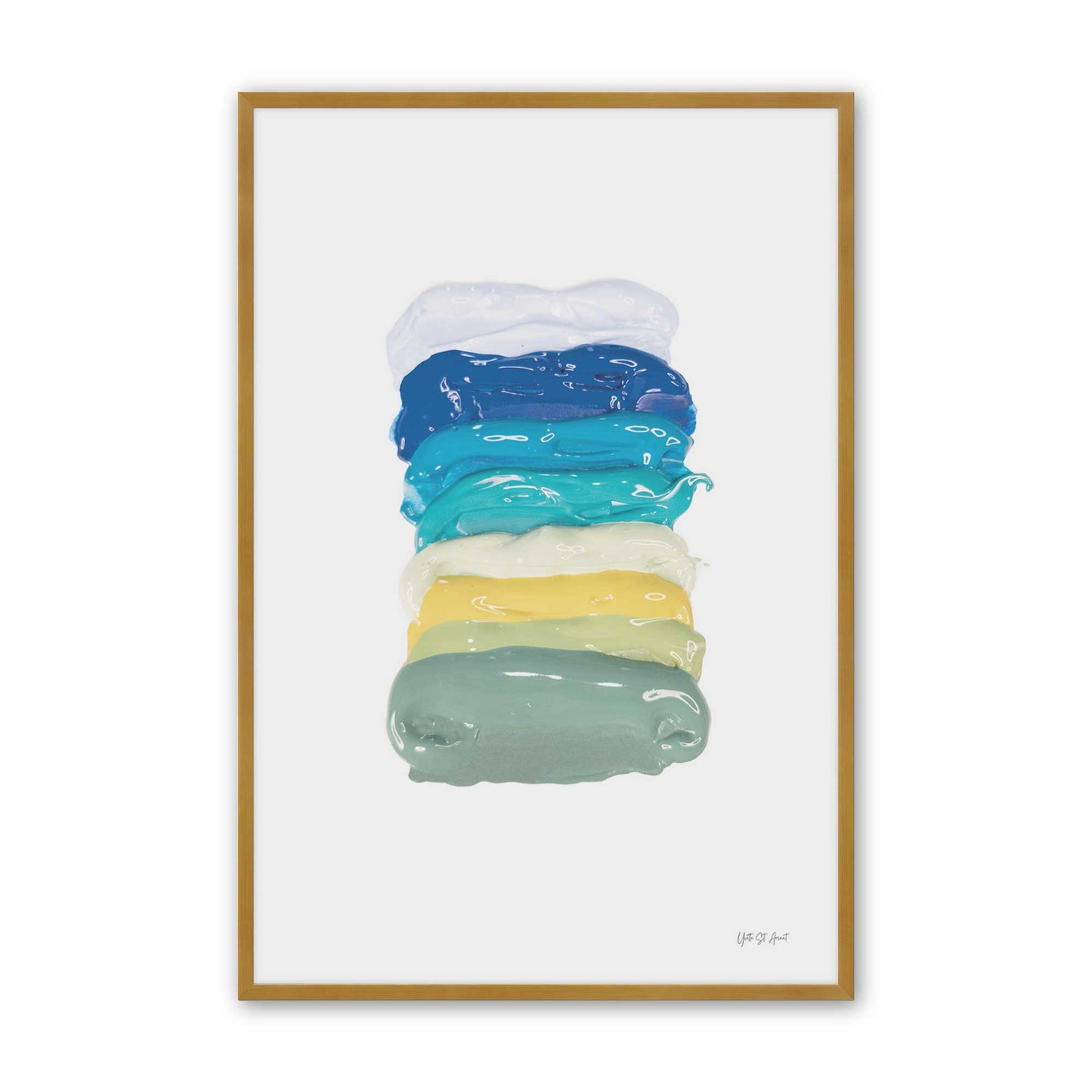 [Color:Polished Gold], Picture of art in a Polished Gold frame