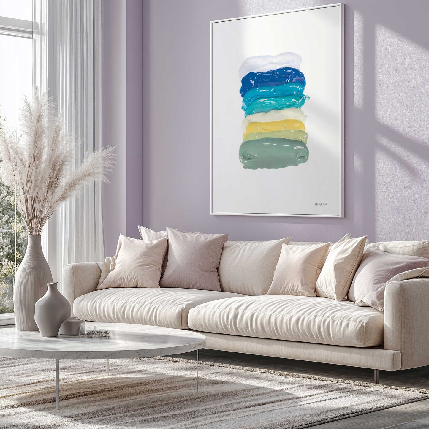 Picture of art in a room