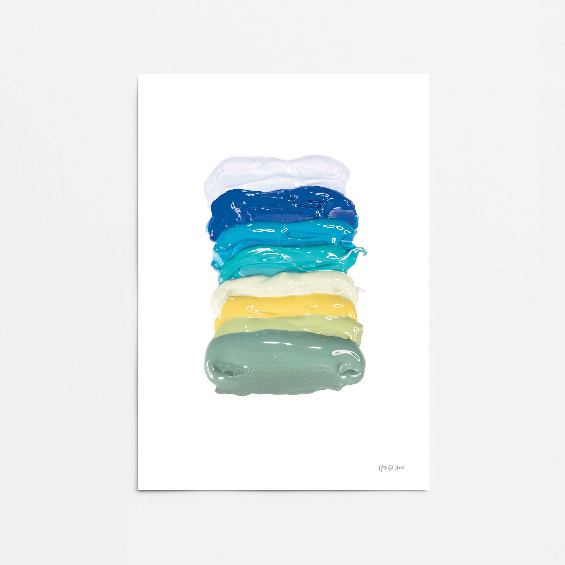 [Color:Rolled Print], Picture of close up of art