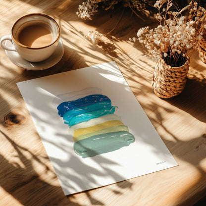 [Color:Rolled Print], Picture of close up of art