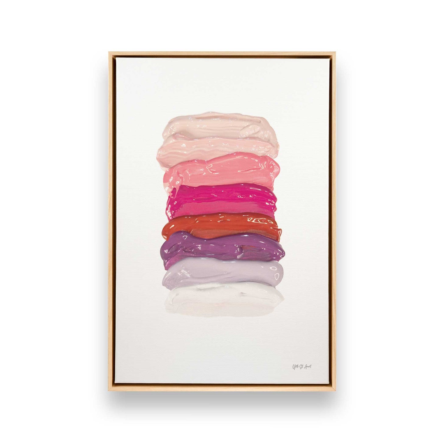 [Color:American Maple], Picture of art in a American Maple frame