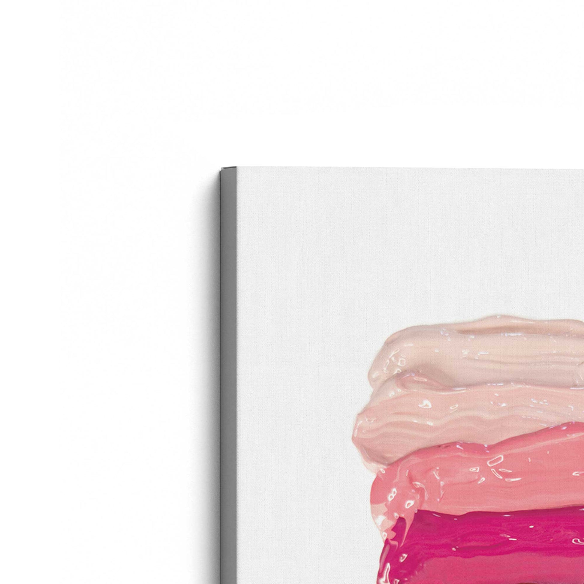 [Color:Stretched Canvas], Picture of the corner of the art