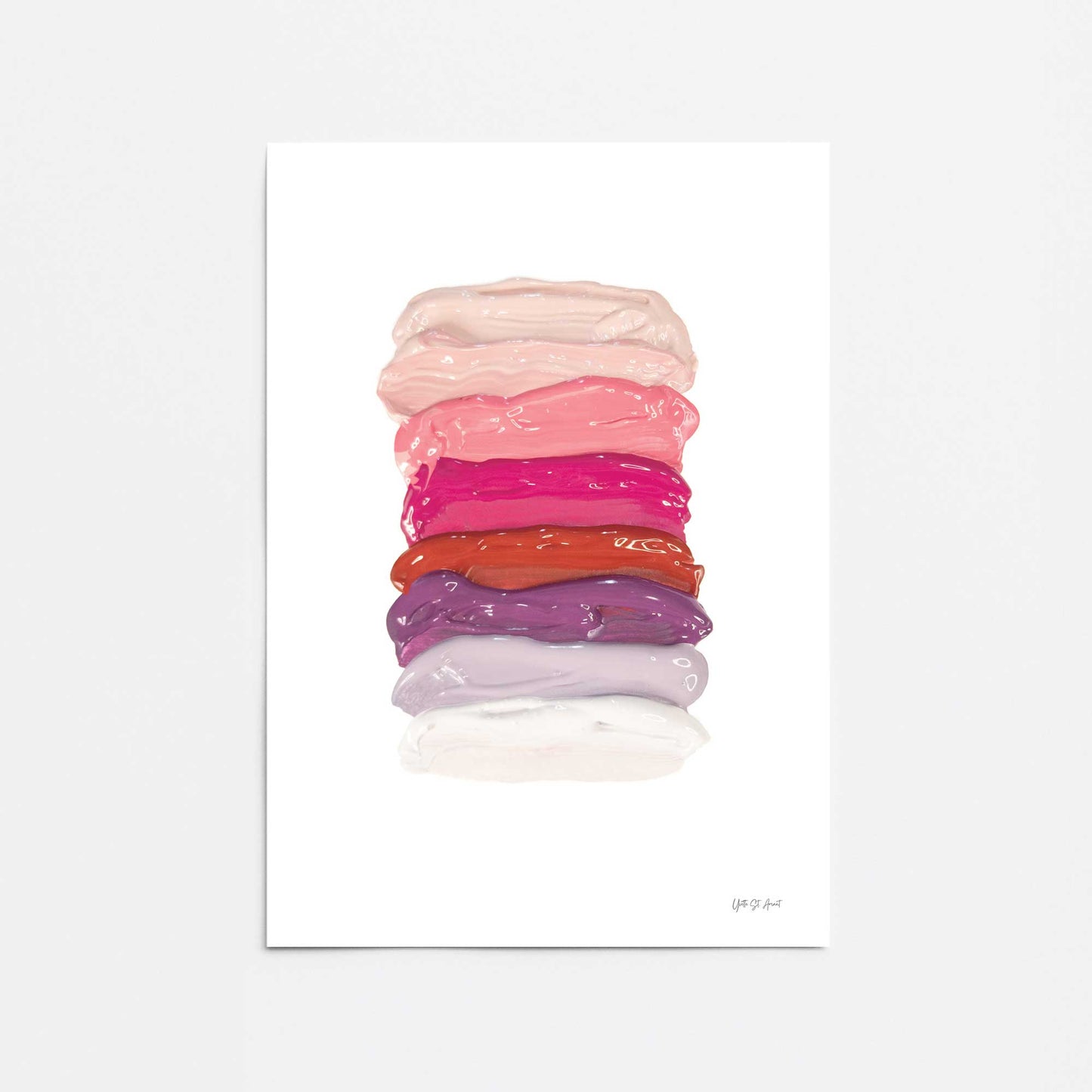 [Color:Rolled Print], Picture of close up of art