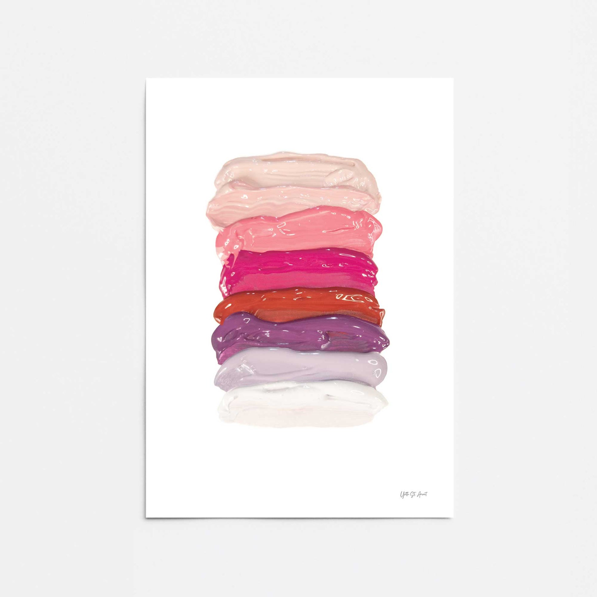 [Color:Rolled Print], Picture of close up of art