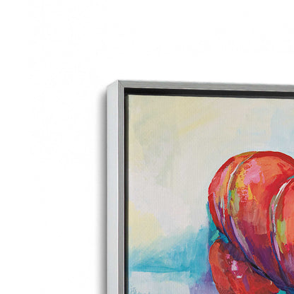 [Color:Polished Chrome], Picture of art in a Polished Chrome frame at an angle