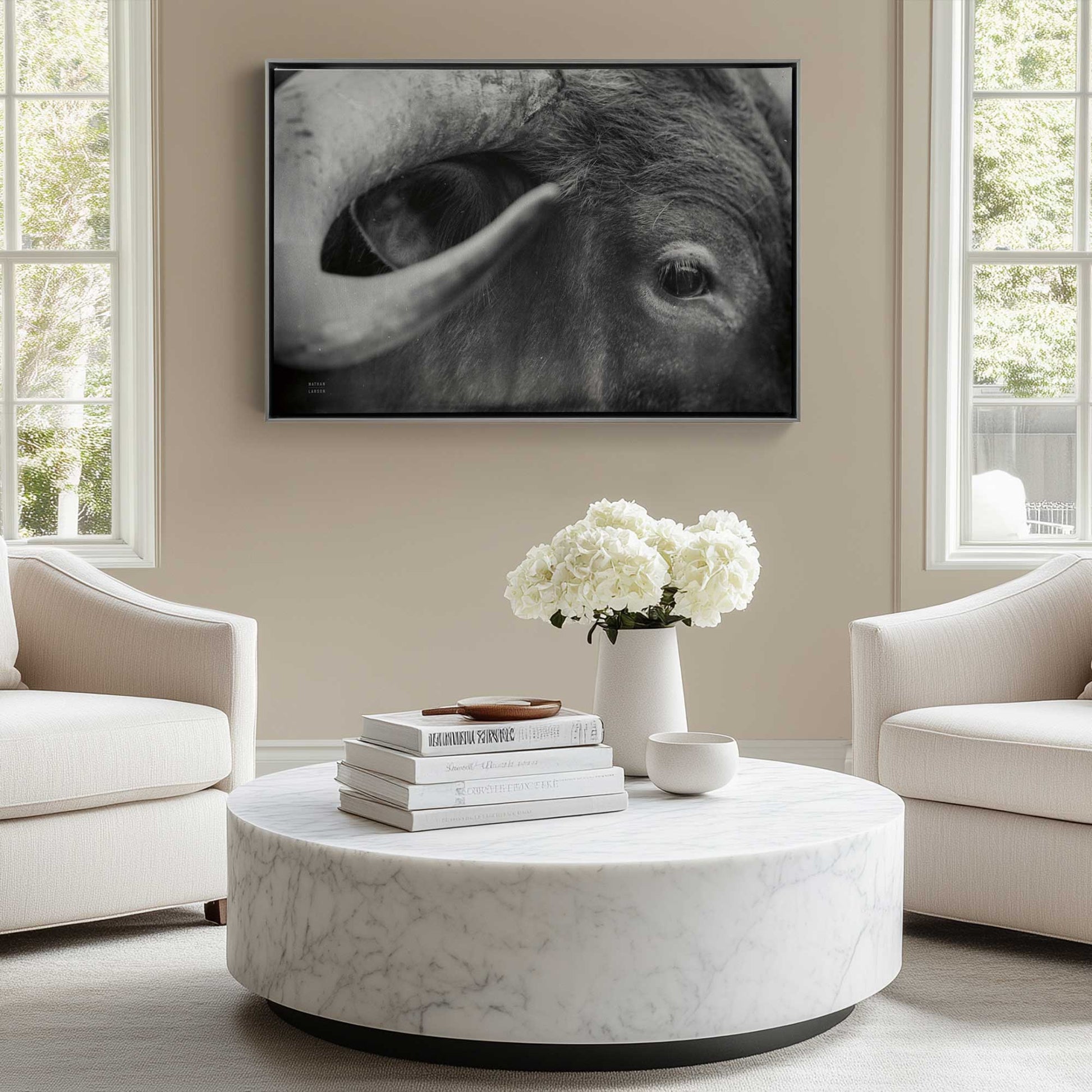 Picture of art in a room