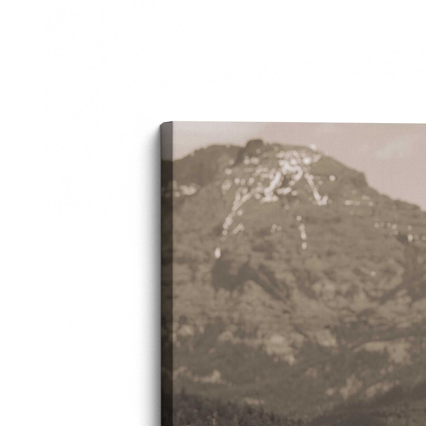 [Color:Stretched Canvas], Picture of the corner of the art