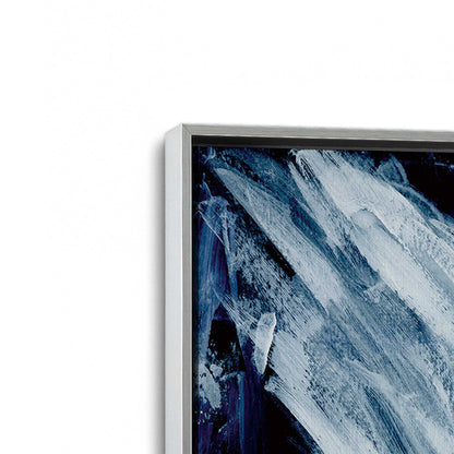 [Color:Polished Chrome], Picture of art in a Polished Chrome frame at an angle